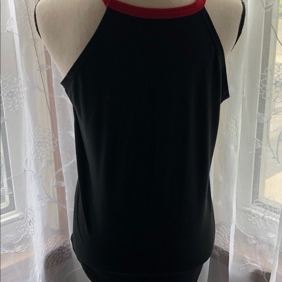 Harley Quinn Tank Top Red And Black  L - Picture 3 of 5
